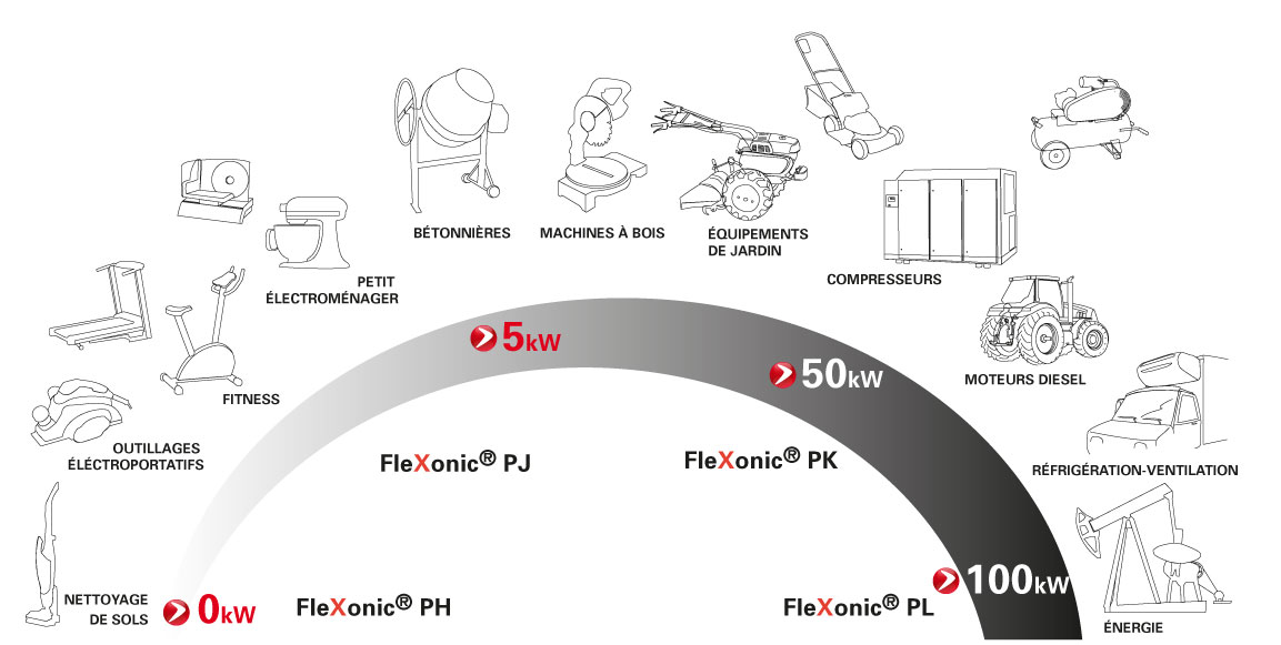 Application courroie Flexonic