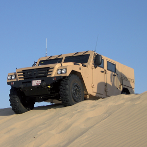 Véhicule blindé, déminage